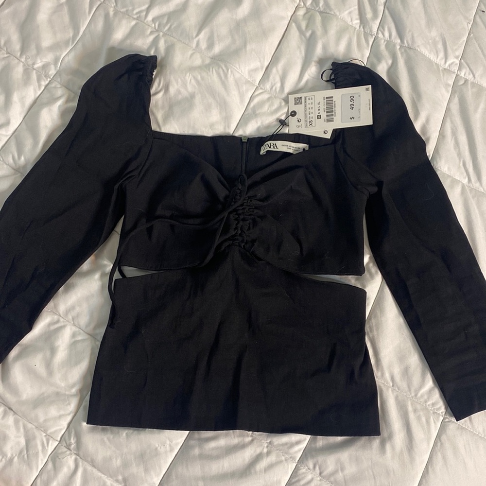 Zara Black Top Xs